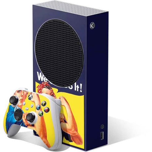 Rosie The Riveter Vintage War Poster Xbox Series S Skins